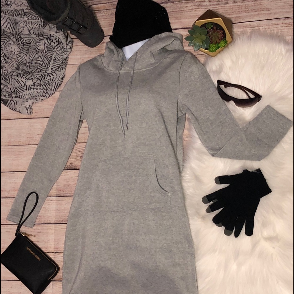 ✅FinalRestock🆕Hooded Sweatshirt Dress - Picture 8 of 8